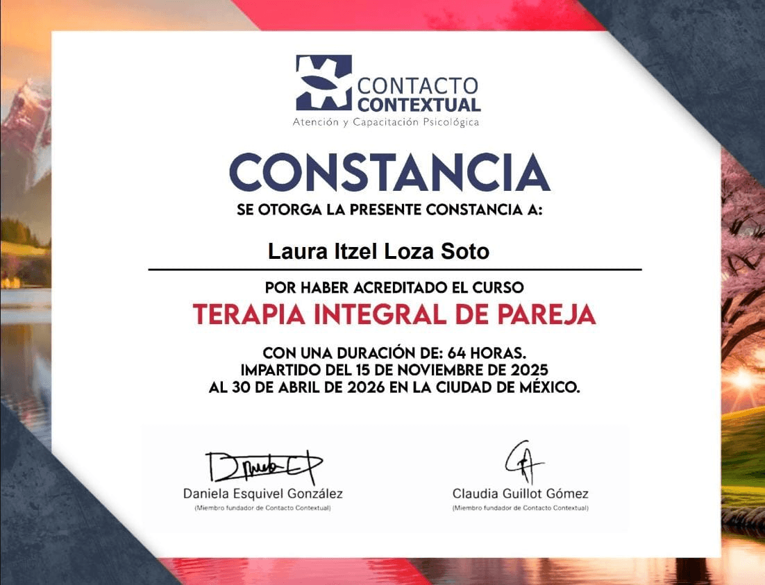 Diploma en terapia integral de pareja